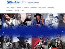 Tablet Screenshot of bluesguitarinsider.com